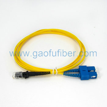 Duplex MTRJ-SC fiber optic patch cord