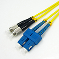 Duplex SC-FC fiber optic patch cord