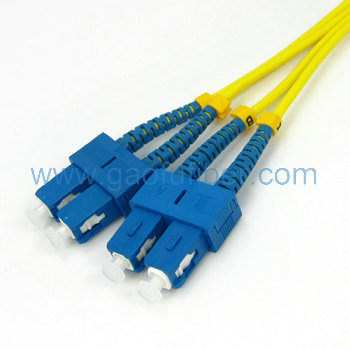 Duplex SC-SC fiber optic patch cord