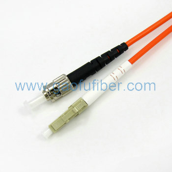 MM ST-LC fiber optic patch cord