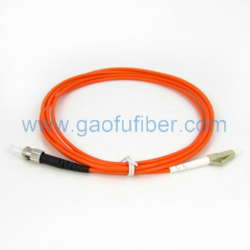 MM ST-LC fiber optic patch cord