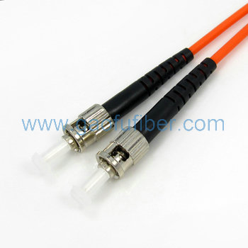 MM ST-ST fiber optic patch cord
