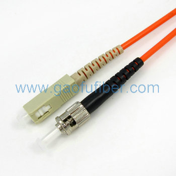 MM ST-SC fiber optic patch cord