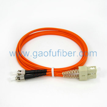 MM DX SC-ST fiber optic patch cord
