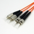 MM DX ST-FC fiber optic patch cord