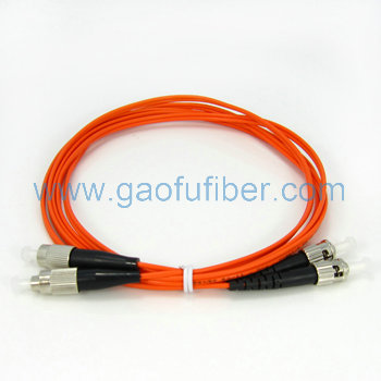 MM DX ST-FC fiber optic patch cord