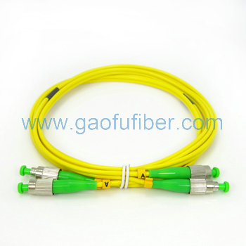 Duplex FC/APC-FC/APC fiber optic patch cord