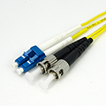 Duplex LC-ST fiber optic patch cord