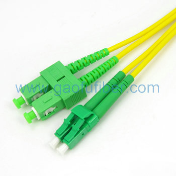 Duplex LC/APC-SC/APC fiber optic patch cord