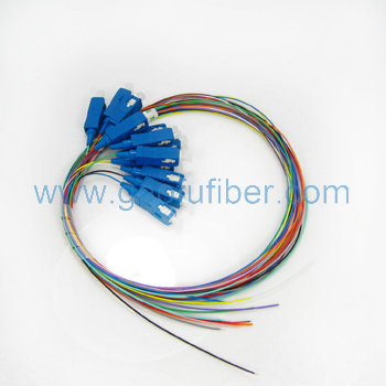 12-pack sm sc optical fiber pigtail