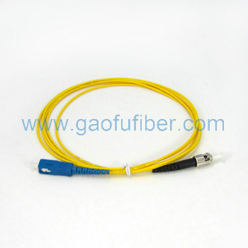 Simplex ST-SC fiber optic patch cord