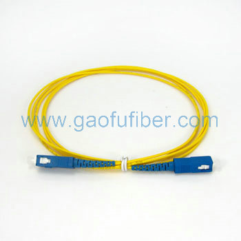 Simplex SC-SC fiber optic patch cord