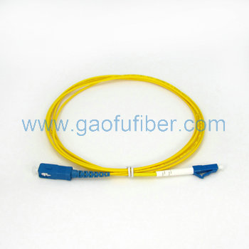 Simplex SC-LC fiber optic patch cord