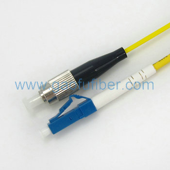 Simplex LC-FC fiber optic patch cord