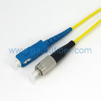 Simplex FC-SC fiber optic patch cord