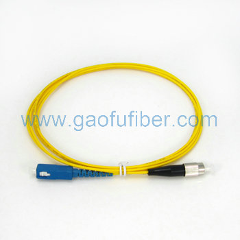 Simplex FC-SC fiber optic patch cord