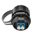 ODVA LC Duplex SM Waterproof Fiber Optical Adapter